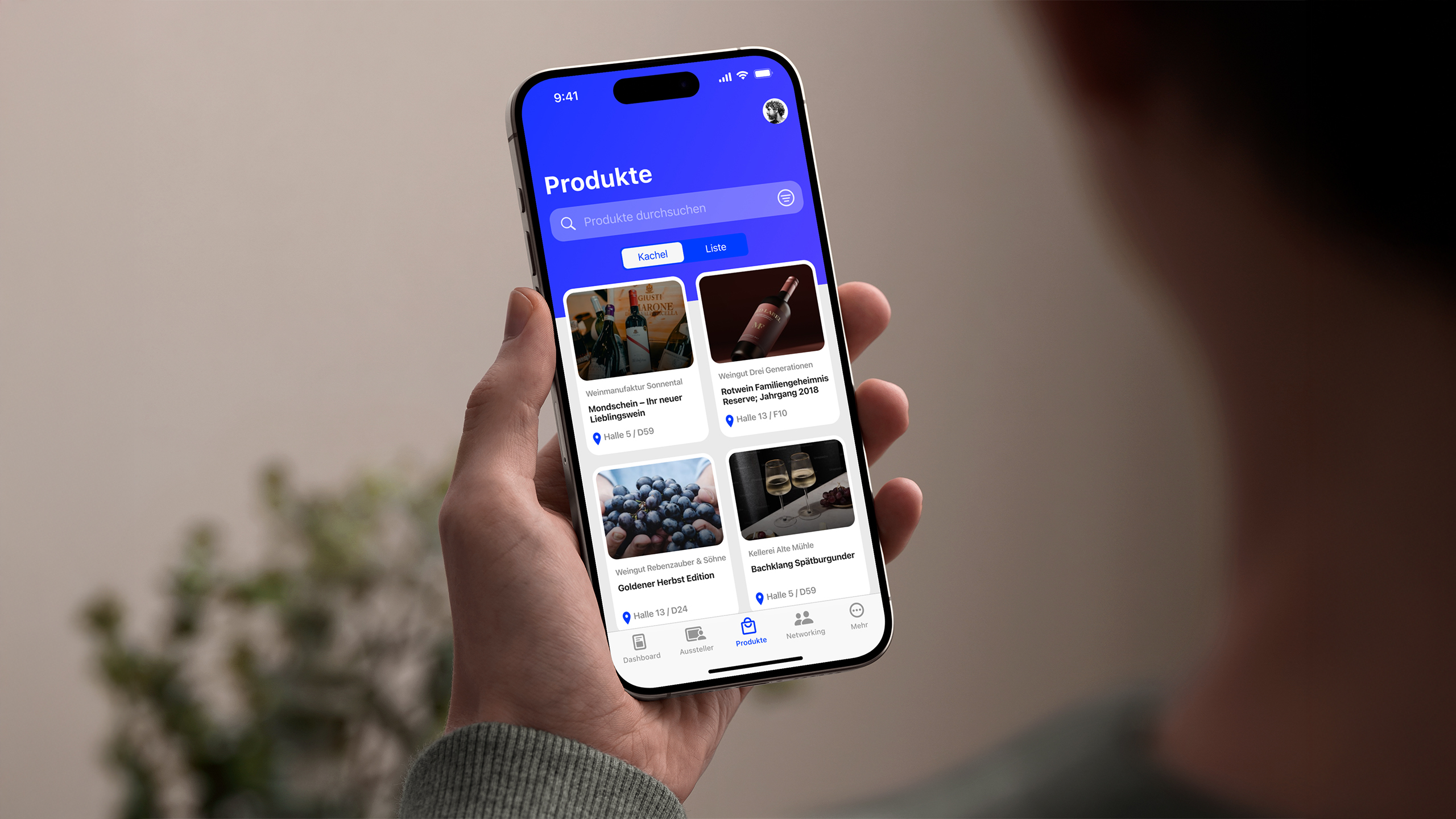 FINDER i Phone Mockup Produkte 1